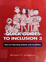 Cover of Quick-guides to inclusion 3 by Michael F. Giangreco