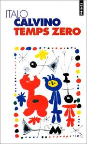 Front cover of Temps zéro by Italo Calvino