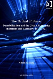 Front cover of The ordeal of peace by Adam R. Seipp
