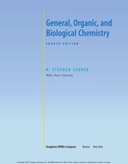 Cover of General, organic, and biological chemistry by H. Stephen Stoker