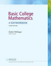Front cover of Basic college mathematics by Charles P. McKeague
