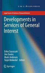 Front cover of Developments in Services of General Interest by Erika Szyszczak