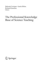 Front cover of The Professional Knowledge Base of Science Teaching by Deborah Corrigan