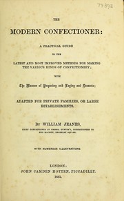 Cover of The modern confectioner by William Jeanes