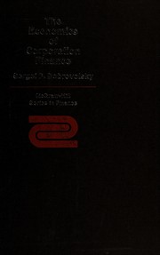 Front cover of The economics of corporation finance by Sergei P. Dobrovolsky