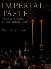 Cover of Imperial taste by Nan Lyons