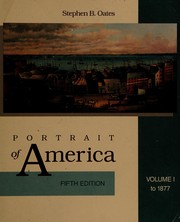 Front cover of Portrait of America, Vol. 1 by Stephen B. Oates