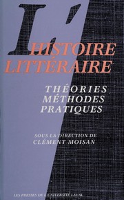 Front cover of L'Histoire littéraire by Clément Moisan