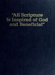 Front cover of "All scripture is inspired of God and beneficial." by Watchtower Bible and Tract Society of New York