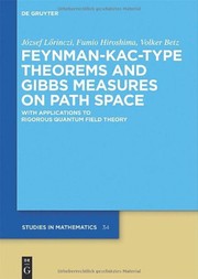 Front cover of Feynman-Kac-type theorems and Gibbs measures on path space by József Lörinczi