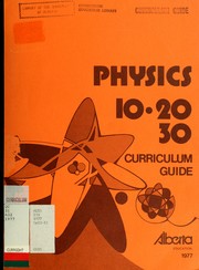Cover of Curriculum guide for senior high school physics by Alberta. Dept. of Education