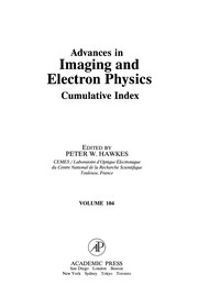 Cover of Advances in imaging and electron physics by P. W. Hawkes