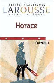 Cover of Horace (Petits Classiques Larousse) by Pierre Corneille