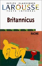 Cover of Britannicus (Petits Classiques Larousse) by Jean Racine