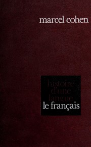 Cover of Histoire d'une langue by Marcel Samuel Raphaël Cohen