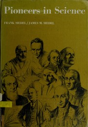 Front cover of Pioneers in science by Frank Siedel