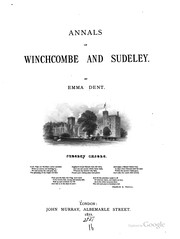 Front cover of Annals of Winchcombe and Sudeley by Emma Dent