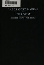Front cover of A laboratory manual of physics by Henry Clifford Cheston