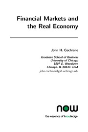 Cover of Financial markets and the real economy by John H. Cochrane