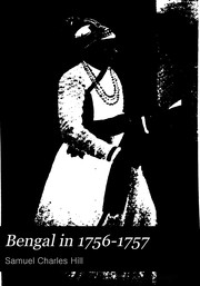 Cover of Bengal in 1756-1757 by Samuel Charles Hill