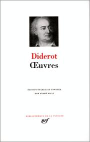 Cover of Œuvres by Denis Diderot