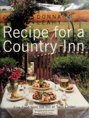 Front cover of Recipe for a country inn by Donna Leahy