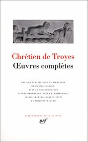 Cover of Euvres completes by Chretien