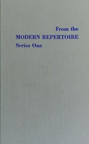 Front cover of From the Modern Repertoire Series One by Bentley                      E