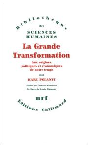 Cover of The Great Transformation by Karl Polanyi