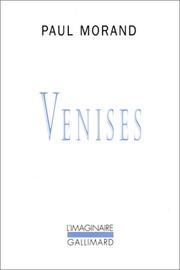 Cover of Venises by Paul Morand