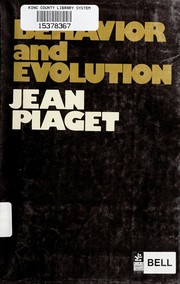 Cover of Comportement moteur de l'évolution by Jean Piaget