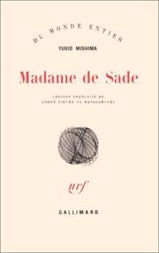 Cover of Madame de Sade by 三島由紀夫