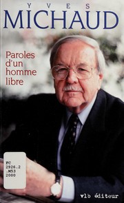Front cover of Paroles d'un homme libre by Yves Michaud