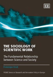 Cover of The sociology of scientific work by Dominique Vinck