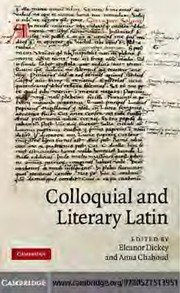 Cover of Colloquial and Literary Latin by Eleanor Dickey