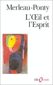 Cover of L' oeil et l'esprit by Maurice Merleau-Ponty