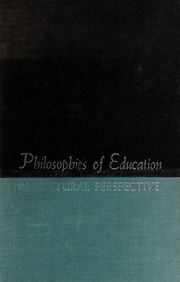 Cover of Philosophies of education in cultural perspective by Theodore Burghard Hurt Brameld