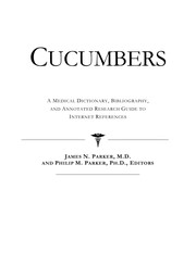 Cover of Cucumbers by James N. Parker