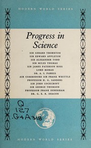 Front cover of Progress in science by Great Britain. Central Office of Information.