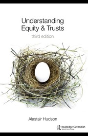 Cover of Understanding equity and trusts by Alastair Hudson
