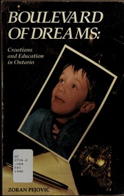 Front cover of Boulevard of dreams by Zoran Pejović