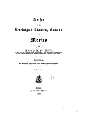 Front cover of Reisen in den Vereinigten Staaten, Canada und Mexico by Müller, J. W. von Baron