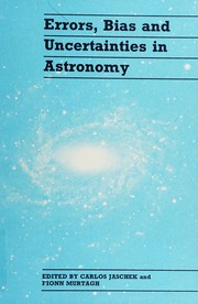Cover of Errors, bias, and uncertainties in astronomy by Carlos Jaschek