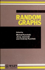 Front cover of Random graphs '87 by International Seminar on Random Graphs and Probabilistic Methods in Combinatorics (3rd 1987 Poznaṅ, Poland)