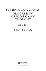 Cover of Passions and moral progress in Greco-Roman thought by Unknown
