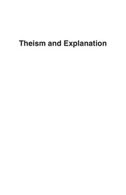 Cover of Theism and explanation by Gregory W. Dawes