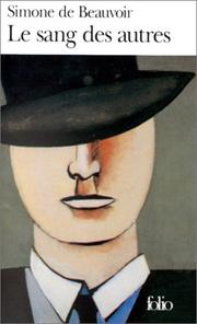 Front cover of Le sang des autres by Simone de Beauvoir
