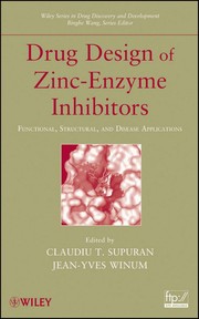 Front cover of Drug design of zinc-enzyme inhibitors by Claudiu T. Supuran