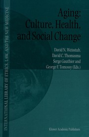 Cover of Aging by David N. Weisstub