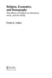 Front cover of Religion, economics, and demography by Evelyn L. Lehrer